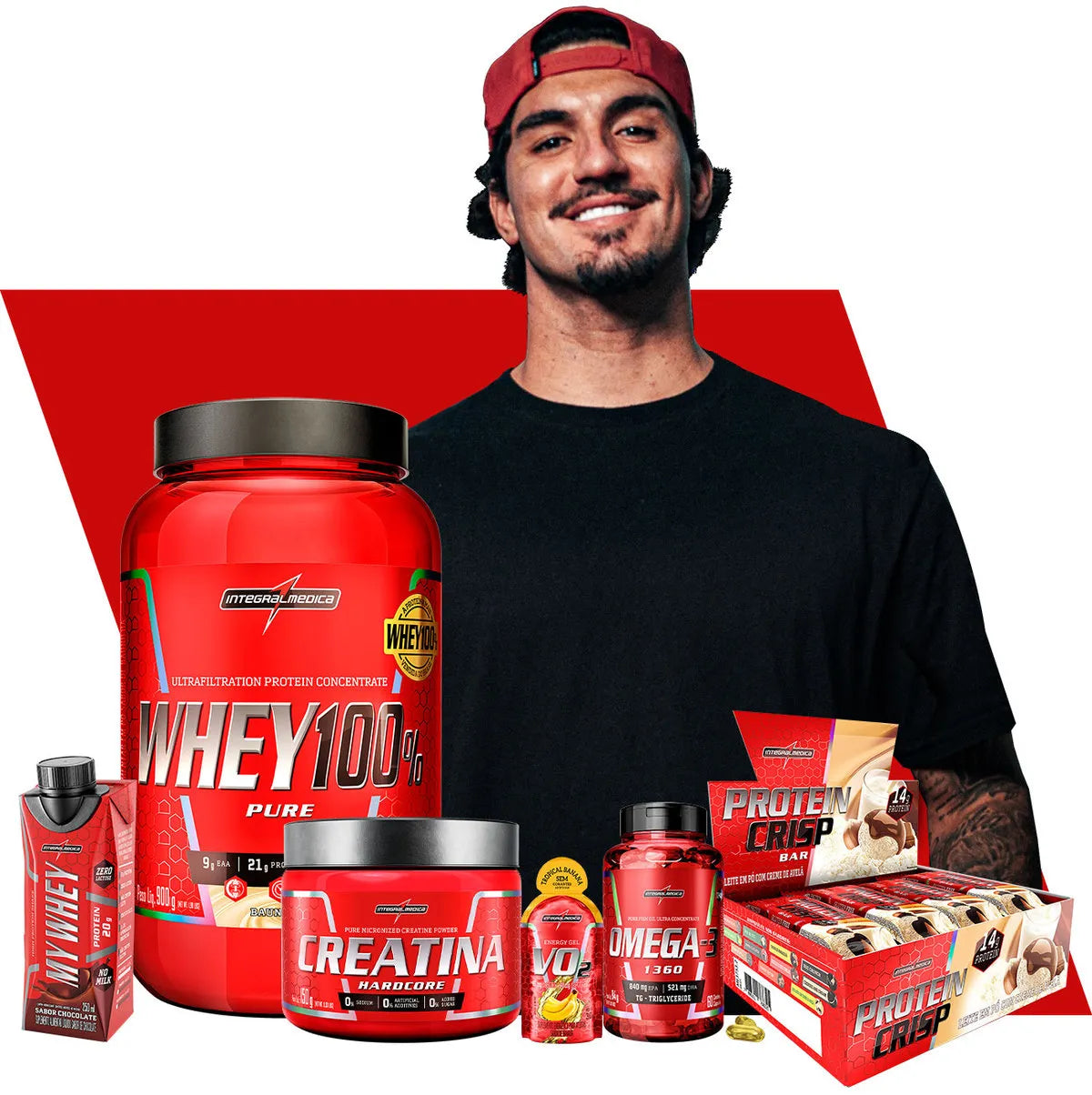Kit Suplementos Gabriel Medina