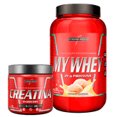 Promopack My Whey Baunilha 900g + Creatina 100% Pura 300g