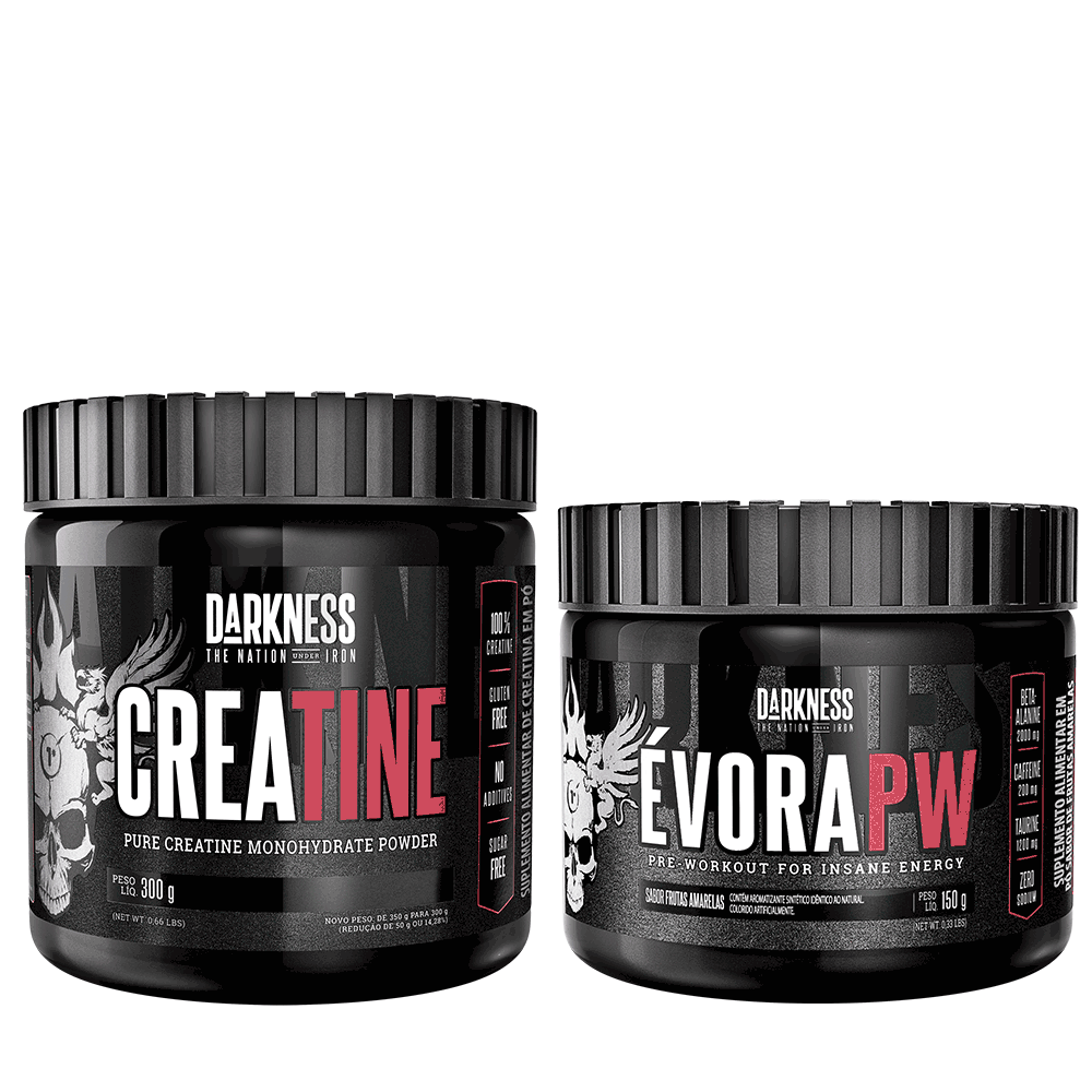 Promopack Creatina Pura 300g + Évora Pw 150g Frutas Amarelas