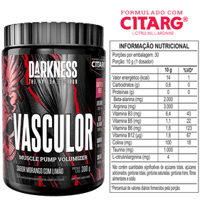 Vasculor Muscle Pump Volumizer Sem Cafeína